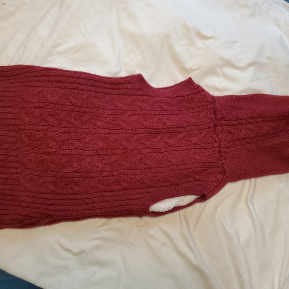 Adventura hooded sweater vest maroon medium - Picture 4 of 5